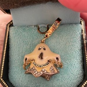 Juicy Couture ICONIC ghost charm no scary fashion YJRU0506 NIB tagged box RARE